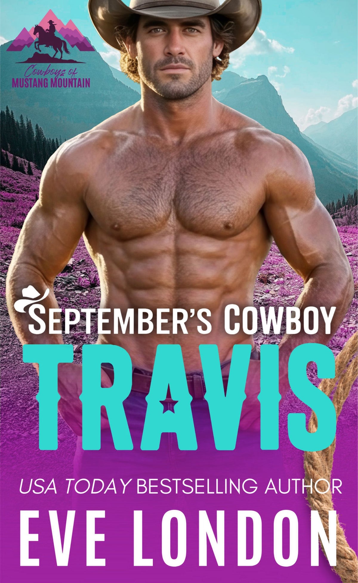 September's Cowboy Travis by Eve London, book cover