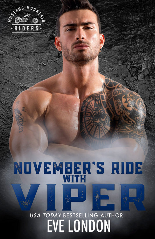 November's Ride with Viper by Eve London, book cover
