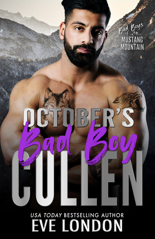 October's Bad Boy Cullen by Eve London, book cover