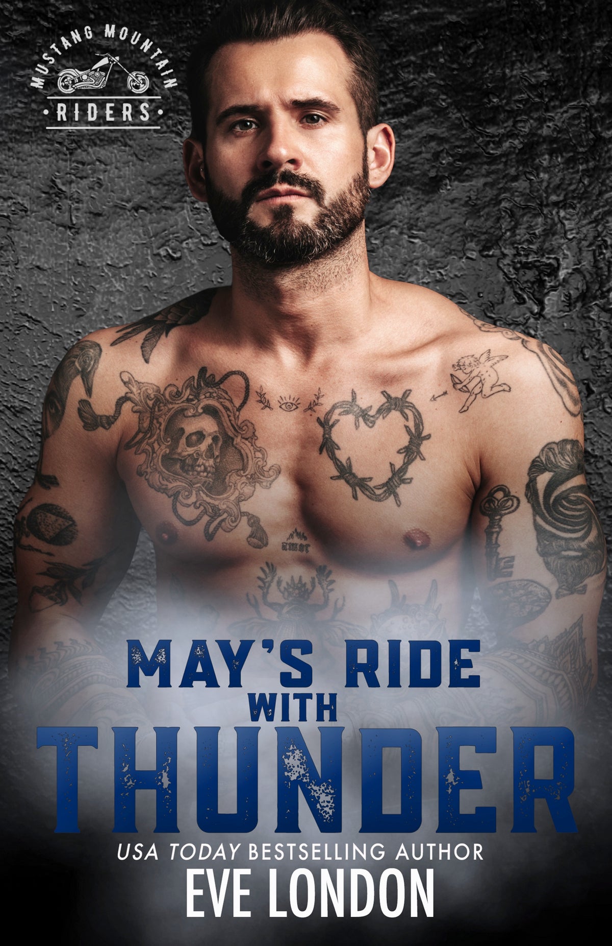 May's Ride with Thunder by Eve London, book cover