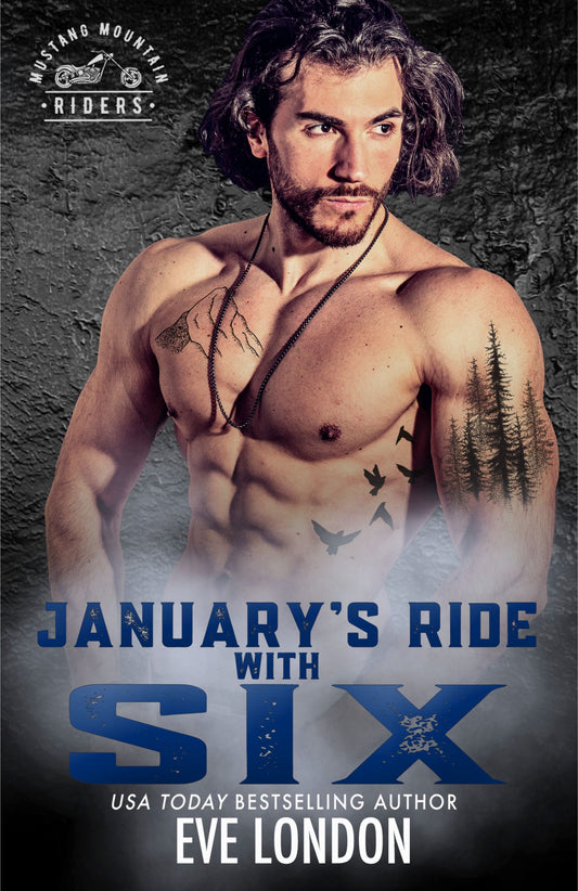 January's Ride with Six by Eve London, book cover